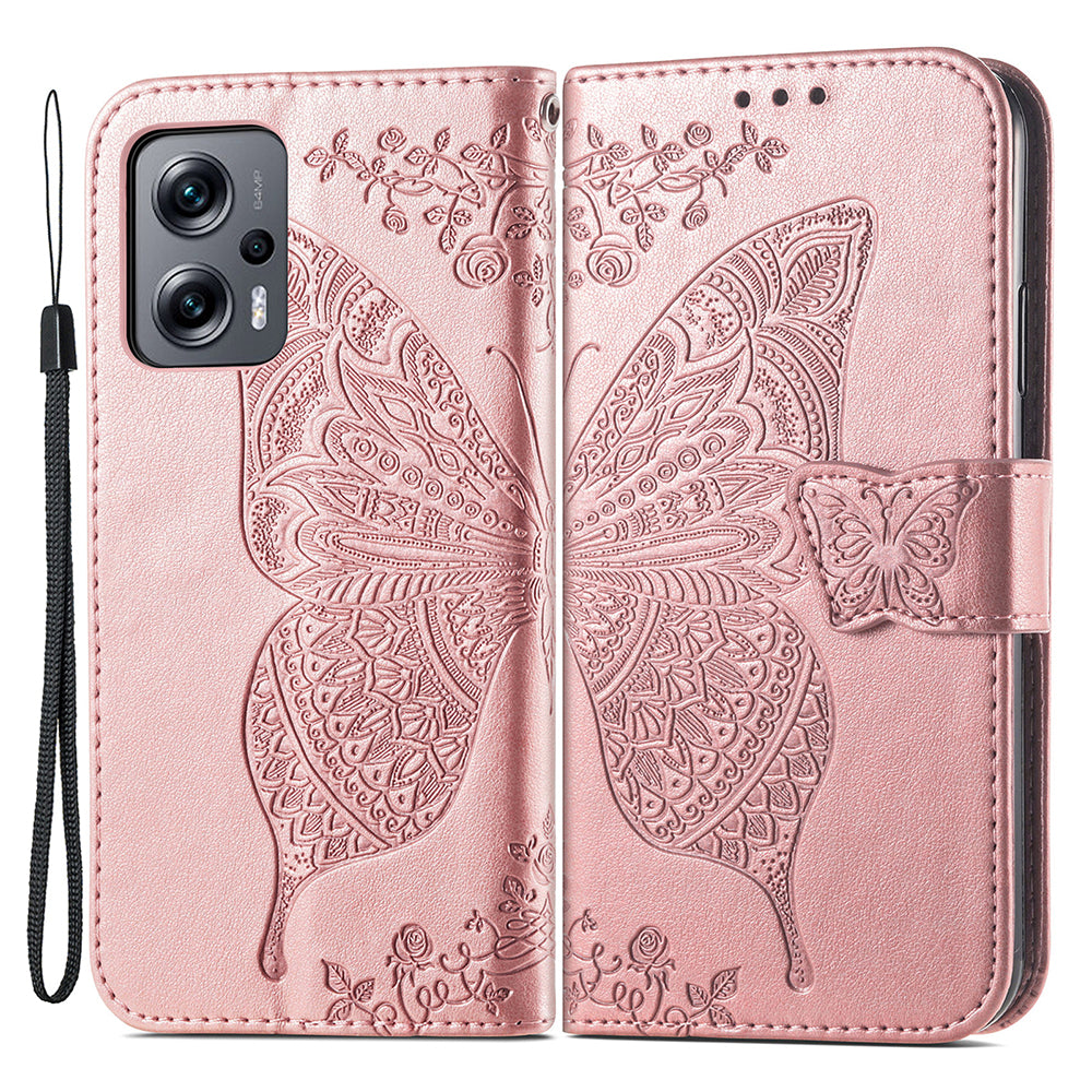 For Xiaomi Redmi Note 11T Pro 5G Note 11T Pro 5G Note 12T Pro 5G Poco X4 GT 5G Redmi K50i 5G Mobile Phone Wallet Stand Cover Imprinted Butterfly Pattern PU Leather Case For Xiaomi Redmi Note 11T Pro 5G Note 11T Pro 5G Note 12T Pro 5G Poco X4 GT 5G Redmi K50i 5G Mobile Phone Wallet Stand Cover Imprinted Butterfly Pattern PU Leather Case